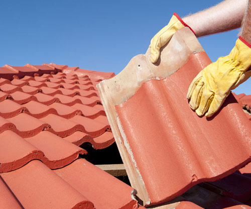 tiled roofing